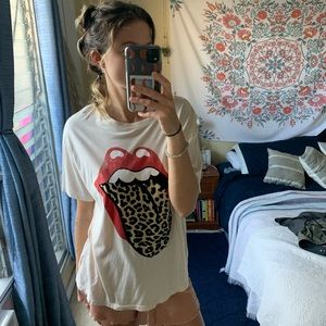 Daydreamer for Free people Rolling Stones shirt